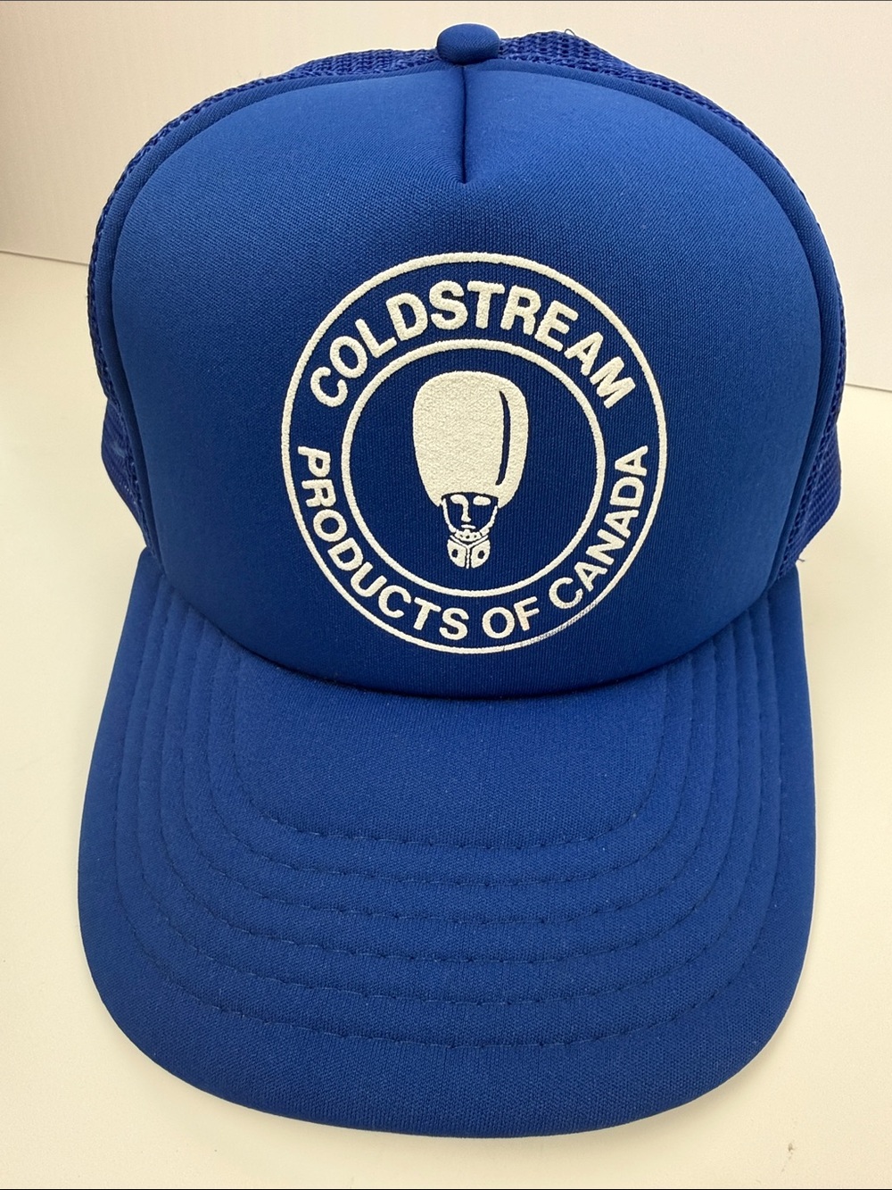 Mens Blue Trucker Hat - Products of Canada